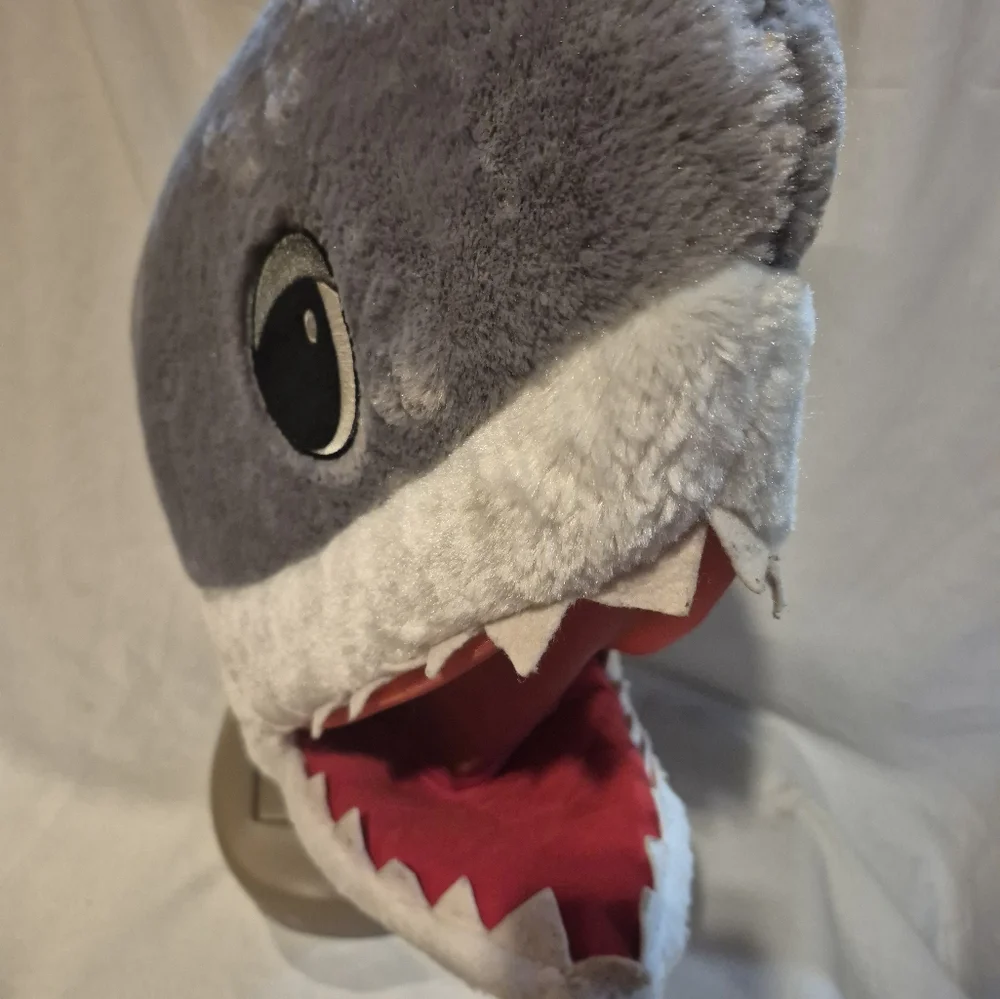 Big Shark Head Plush Costume Mask, Dan Dee Costume